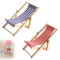 2 Stück Liegestuhl Miniatur Deko,Mini Liegestuhl Deko Klein,Miniatur Liegestuhl,Mini Faltbarer Holz Strandstuhl,Miniatur Strand Stuhl,Mini Deko Liegestuhl,Fur Garten Strand Mikrolandschaft DIY Deko