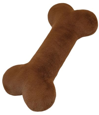 PP & Samt langes Plüschkissen - 35 cm Mini-Knochen, knochenförmiges Wurfkissen | Dekokissen, weiches langes Schlafkissen für Sofa, Schlafzimmer, Plüschtier
