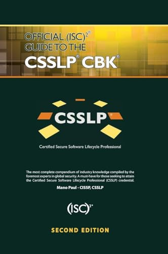Official (ISC)2 Guide to the CSSLP CBK (ISC2 Press)