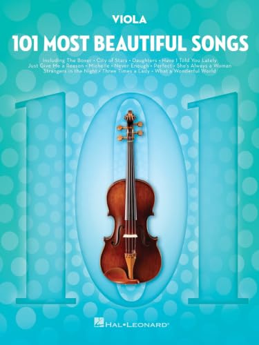101 Most Beautiful Songs Viola: For Viola (101 Songs)