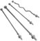 JLL® Chrome Spin-lock Weight Lifting Bars - Available in 18 inches, 4 ft, 5 ft, 6ft