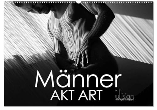 Männer AKT Art (Wandkalender 2025 DIN A2 quer), CALVENDO Monatskalender: Stilvolle Männer - Akte in ästhetischer Abstraktion aus Linien und Körpern (CALVENDO Erotik)