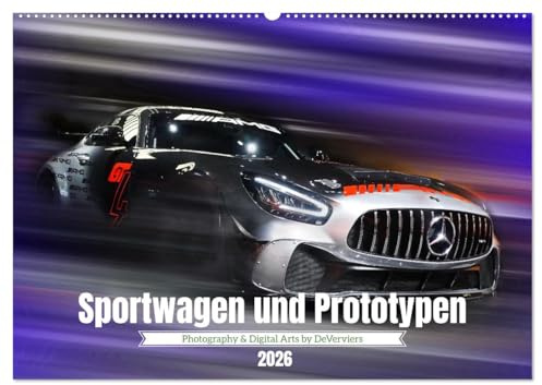 Sportwagen und Prototypen (Wandkalender 2026 DIN A2 quer), CALVENDO Monatskalender: Motorsport feinster Güte (CALVENDO Sport)