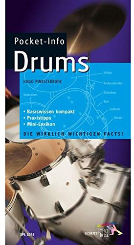 Pocket-Info, Drums: Basiswissen kompakt - Praxistipps - Mini-Lexikon