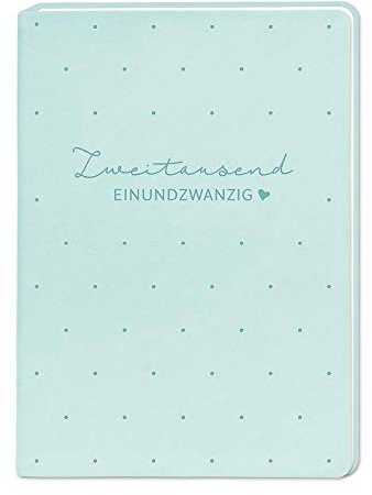 Terminplaner Lederlook A5 Mint 2021: Terminplaner Lederlook A5