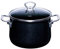 Riess 0703-009 Fleischtopf mit Glasdeckel, Nouvelle- Black Magic EXTRA STARK, Durchmesser 20cm, Höhe 21.3 cm, Inhalt 4 Liter, schwarz, Induktion