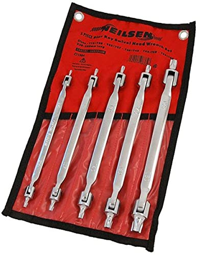 Star Key Set - 5pc Swivel Head
