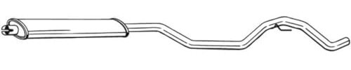 Bosal 291-003 Mittelschalldämpfer