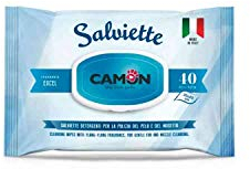 Camon Lingettes nettoyantes pour Nettoyage Chien Chat – 1 Lot de 40 pièces