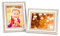 Bilderrahmen Shabby-Chic Landhaus-Stil Weiss 15x20 cm 2er Set