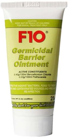 F10 Germicidal Barrier Ointment - 25g tubes