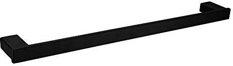 CASEWIND Handtuchhalter Schwarz, Handtuchstange Matt Edelstahl, Wand Handtuchregal 60cm mit Bohren Wandmontage für Dusche Badezimmer