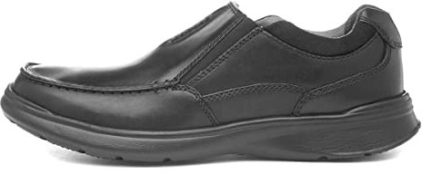 Clarks Herren Cotrell Free Slipper, Schwarz (Blk Smooth Leather), 42 EU