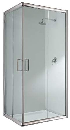 Idralite Box Doccia Rettangolare 70x90 H198 Trasparente 6mm MOD. Alabama