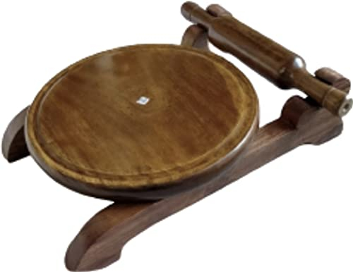 CRAFTING WITH LOVE A BEAUTIFUL WOODEN ROLLING PIN AND ROLLING BOARD WITH STAND , NOW ITS EASY TO ORGANISE YOUR KITCHEN