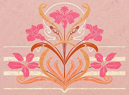 Schablone Jugendstil Bordüre (82 x 60 cm)