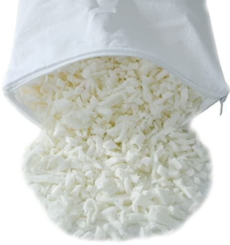 Nurtextil24 Latex Flocken Kissenfüllung 1kg 3kg 5kg Kissen Füllmaterial Bastelmaterial Plüschtiere Füllung Latex Schaumstoffflocken 1kg