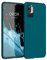 kwmobile Custodia Compatibile con Xiaomi Redmi Note 10 5G Cover - Back Case per Smartphone in Silicone TPU - Protezione Gommata - blu indaco
