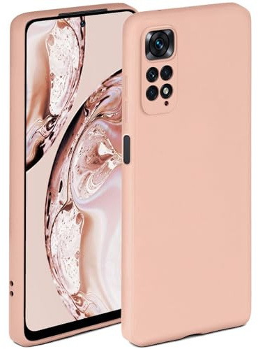 ONEFLOW Soft Case für Redmi Note 11S Hülle aus Silikon mit Kameraschutz, Silikonhülle mit erhöhtem Schutz fürs Display, Backcover Schutzhülle, weiche Handyhülle, Rosa