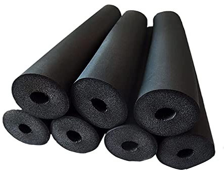 Meanmeng Foam Pipe Pipe Insulation Foam Rubber Insulation Pipe,1.8m Length Air Conditioner Heat Insulation Pipe Flame-Retardant Waterproof Insulation and Antifreeze,Foam Tubing 9mmThickness