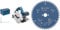 Bosch Scie circulaire GKS 55+ GCE ø165 mm -1350W + L-BOXX BOSCH 0601682101 - Bleu + Bosch Accessories 2608644024 Lame de scie circulaire expert for wood 165 x 20 x 2,6 mm 48