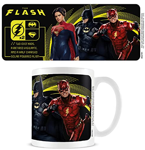 Pyramid International The Flash Mug (Three Heroes Design) 325 ml, tazza da caffè per donne e uomini – Prodotto ufficiale