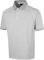 Island GREEN Men's CoolPass Stretch Quick Dry Breathable Polo Shirts, Silver/White, XL