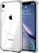 Hülle für iPhone XR Transparent Ultra Dünne weiche TPU Handyhülle Flexible Klar Case Cover [Bumper mit verstärkten Ecken] Rückseite