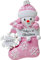 Baby's erste Weihnachtskugel, Schneemann Baby personalisierte Name Weihnachtskugel Weihnachtsbaumschmuck Anhänger Xmas Baby Shower Geburtstag Geschenk, Rosa