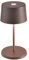 Zafferano, Olivia Mini Lampe, Tragbare und Wiederaufladbare Tischlampe mit Touch Control, Geeignet für Wohnzimmer und Außenbereich, Dimmer, 2200-3000 K, Höhe 22 cm, Farbe Corten