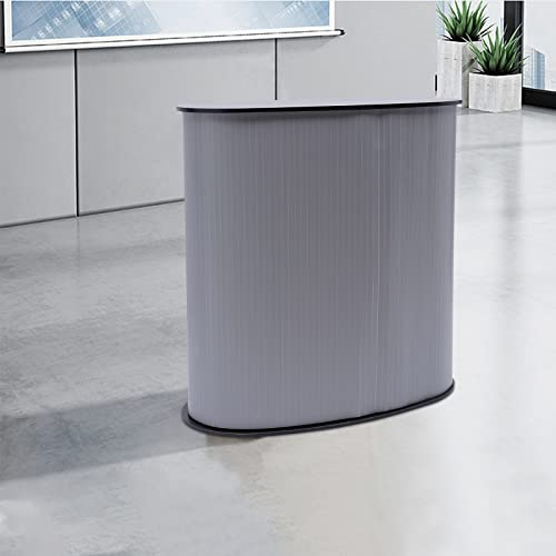 HINOPY - Messetheke Faltbar, Tragbar Compact stehend Schreibtisch Promotion Exhibition Counter mit Tasche Kapazität 50kg, 40 * 90 * 90 cm