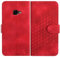 JayModCase Handyhülle für Samsung Galaxy Xcover 4/4S, mit [Kartenfach] [Standfunktion] [Magnetic] PU Leder Etui Folio Klapphülle Kompatibel mit Galaxy Xcover 4 - Rot