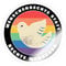Spreadshirt Menschenrechte Statt Rechte Menschen Bunte Taube Sticker, max. 10x10 cm, 10 x 10 cm, Transparent glänzend
