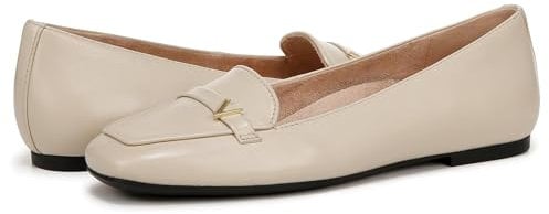 Vionic Women's Hayes Ballet Flat, Parchment Beige Leather, 6.5 UK