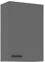 Küche Nessa Hängeschrank 60 cm Anthrazit Küchenzeile Küchenblock Einbauküche