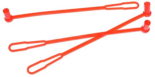Lind Kitchen 90mm Red SC Fiber Optic Dust Caps Fiber Optic Cables and End Faces with Handle Dust Caps