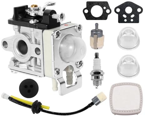 Carburatore per Echo PB-2520 A021004700, A021000722 A021000723 Soffiatore Foglie, Parti di Ricambio Motore con Filtro Aria Guarnizioni Filtro Carburante Kit Lampadina Primer