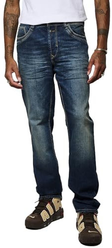 Kaporal - Jean Straight Homme - Drone - 31 - Bleu