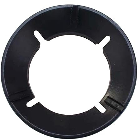 SMELEYOU Gas Stove Wok Ring Gas Hob Universal Pan Support Kitchens Pot Holders 4 Slots Black Home Equipment