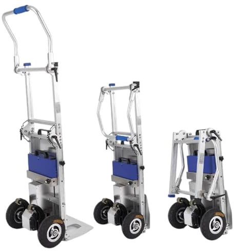 Transportwagen Für Möbel,Elektrischer Treppensteiger Wagen,Zusammenklappbarer Elektrischer Möbeltransporter,Geeignet Zum Transportieren Schwerer Gegenstände,Tragfähigkeit 200 Kg A