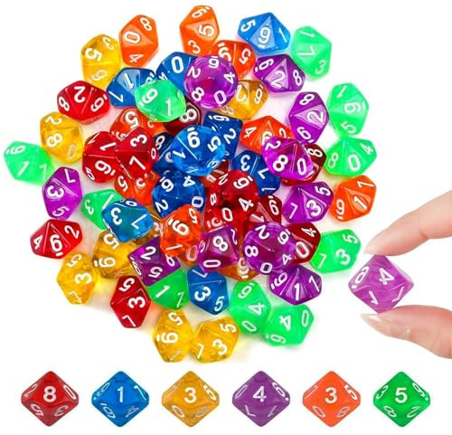 Polyedrische Würfel für Rollen,60 STK Polyhedral Dice Set
