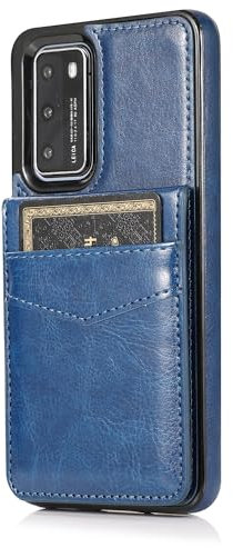 Étui à rabat pour smartphone Compatible Avec La Coque De Téléphone Huawei P40 En Cuir PU Rétro Résistant Aux Chocs, Étui De Téléphone À Rabat, Coque De Téléphone En TPU Souple, Rigide, PC, Coque De Pr