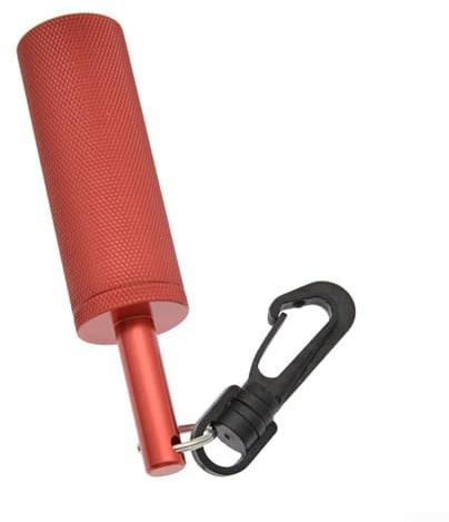 Scuba Rassel, Sicherheits-Rassel, Signalglocke, für klare Geräuschsignalisierung und Kommunikation, verbesserte Tauchsicherheit (rot)