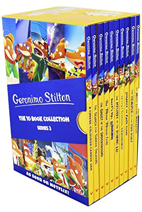 Geronimo Stilton: The 10 Book Collection (Series 3) Box Set (A Cheese-Coloured Camper Van, The Mona Mousa Code ... Surf's Up, Geronimo) (Geronimo Stilton - Series 3)