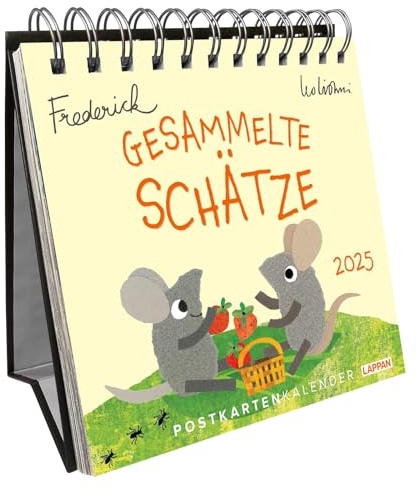 Frederick – Gesammelte Schätze 2025 (Frederick von Leo Lionni): Postkartenkalender | Mit 52 Postkarten zum Heraustrennen und Versenden | Geschenk für Frauen