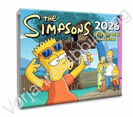 The Simpsons Tagesabreißkalender 2027