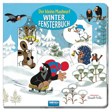 Trötsch Der kleine Maulwurf Winter-Fensterbuch: Entdeckerbuch Beschäftigungsbuch Spielbuch