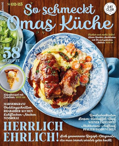 EAT CLUB - So schmeckt Omas Küche (Ausgabe 02/2025) | Erscheinungstermin: 21. Februar 2025