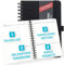 Action Day Akademischer Planer 2023–2024 mit Aktionsplan, datierter Wochen- und Monatskalender, To-Do-Listen, Termine, Projekte, Ziele, Teamwork (Spiralbindung, 15,2 x 20,3 cm, Schwarz)