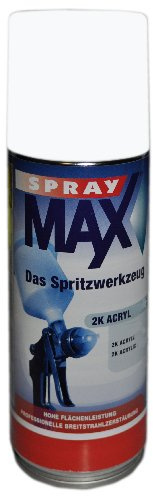 Spray Max 2K Decklack Hochglanz RAL 9003 400 ml 6809003
